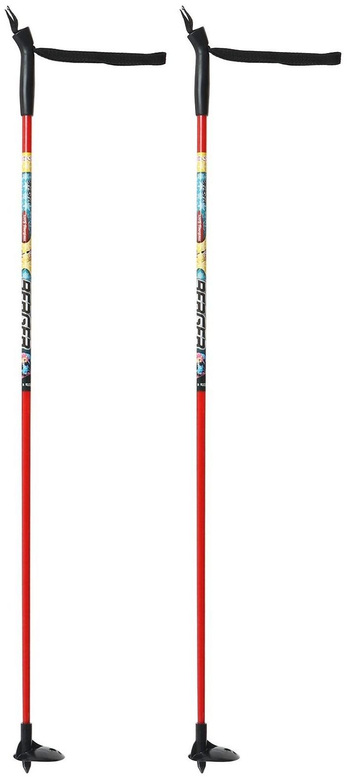 Палки лыжные стеклопластиковые, длина 100 см