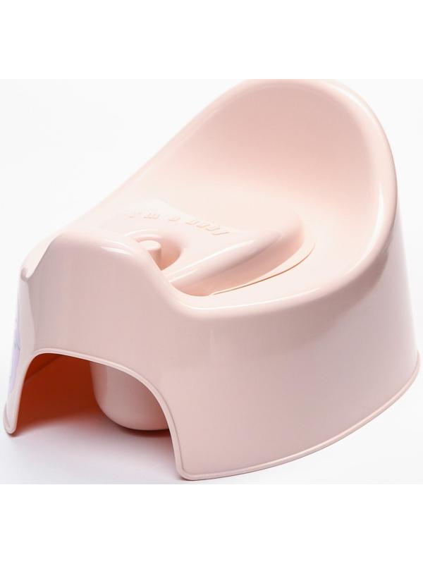Горшок детский Follow Me с крышкой, цвет розовый