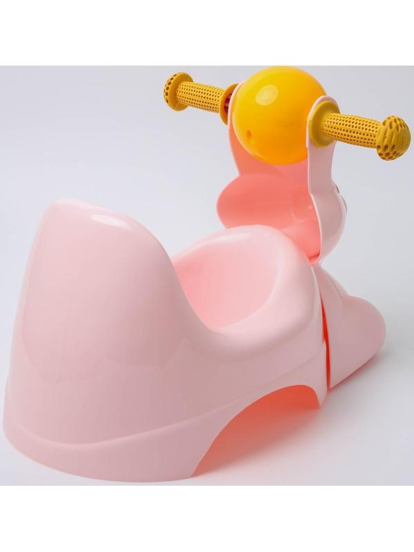 Горшок-игрушка «Зайчик», цвет розовый