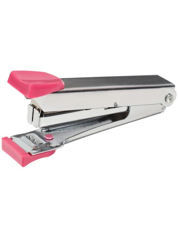 Степлер №10 до 15 листов, в картонной коробке, МИКС