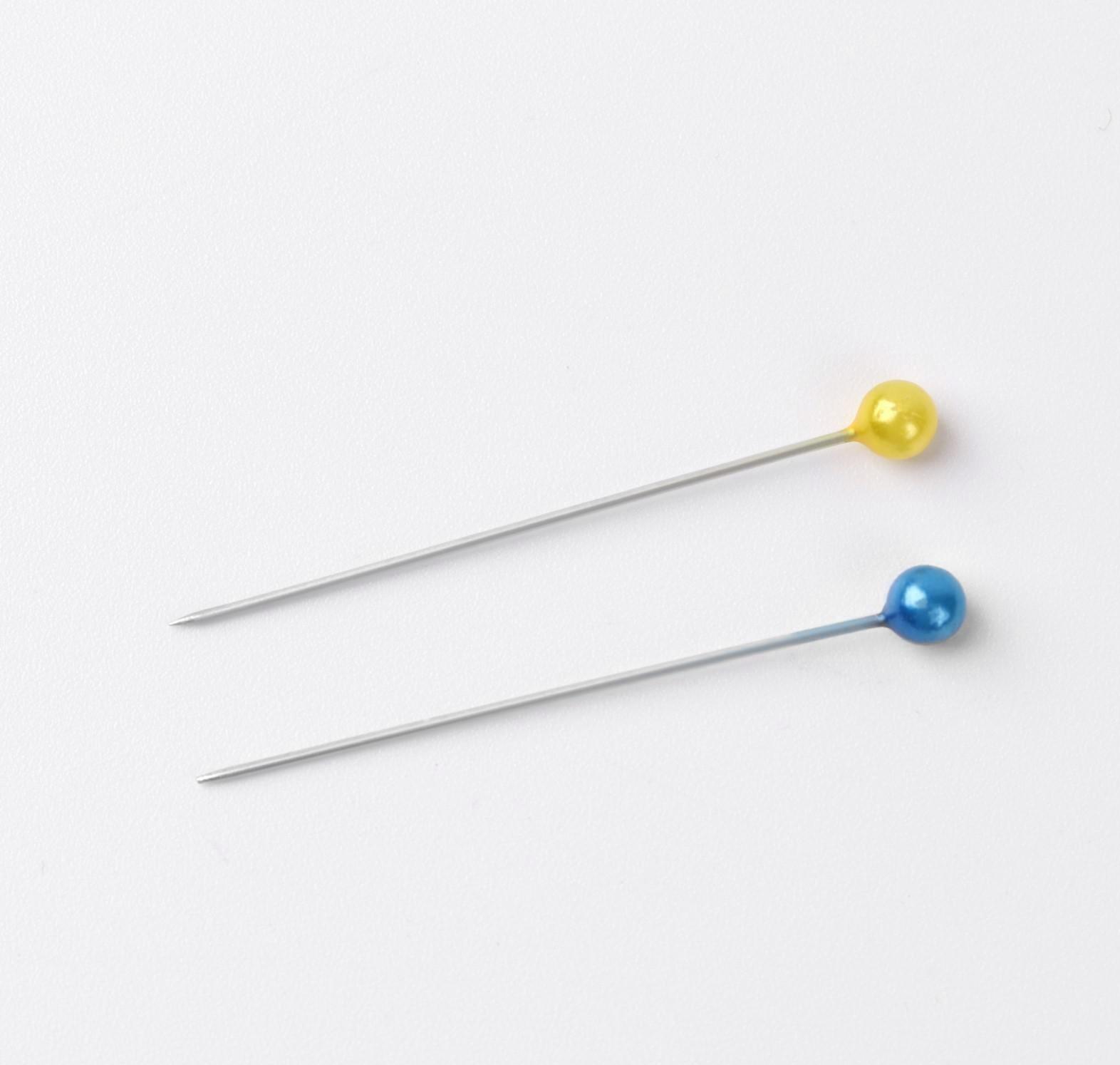 Булавки для закалывания «Ромашка», d = 8 см, 40 игл, 38 мм, цвет МИКС