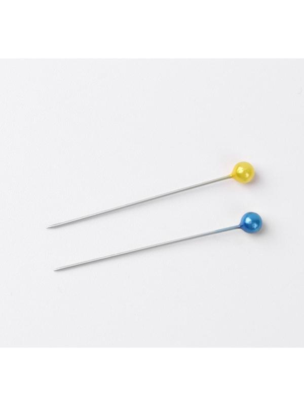 Булавки для закалывания «Ромашка», d = 8 см, 40 игл, 38 мм, цвет МИКС