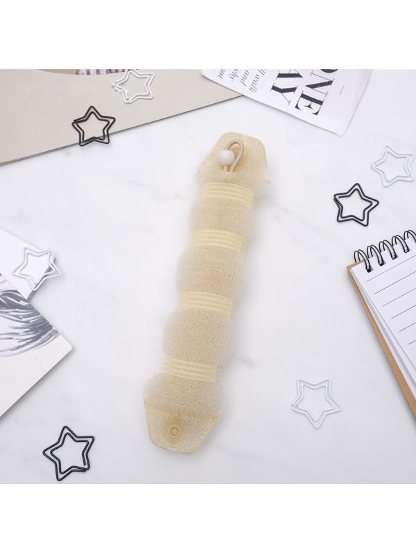 Валик с креплением и резинкой для создания пучка 4х21см, бежевый