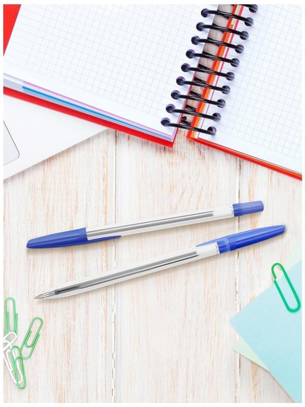 Ручка шариковая Стамм 111, узел 0.7 мм, чернила синие на масляной основе, стержень 130 мм