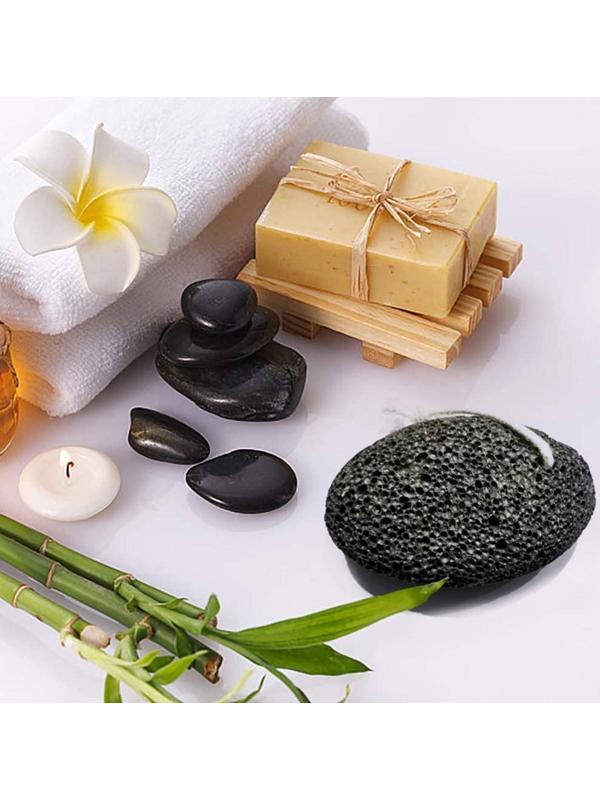 Натуральная пемза для педикюра, натуральная, с подвесом, 9,5 × 7 см, цвет коричневый