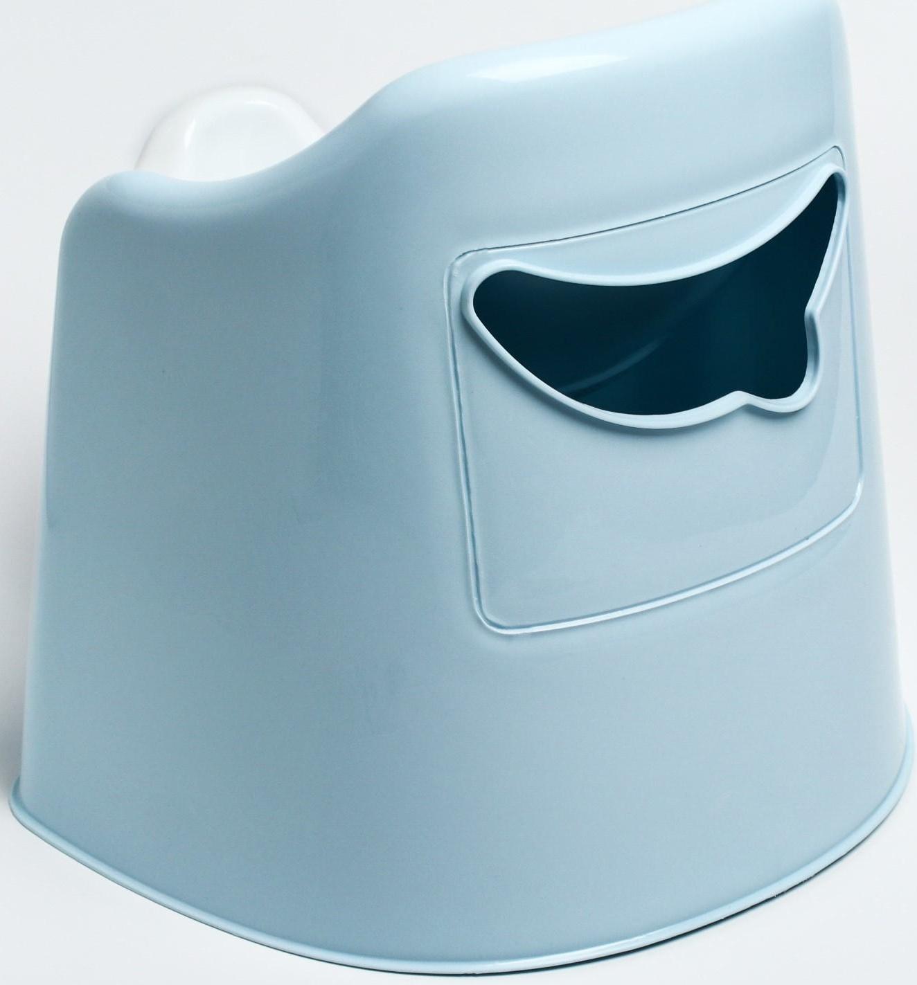 Горшок детский Little King, съёмная чаша, цвет пастельно-голубой