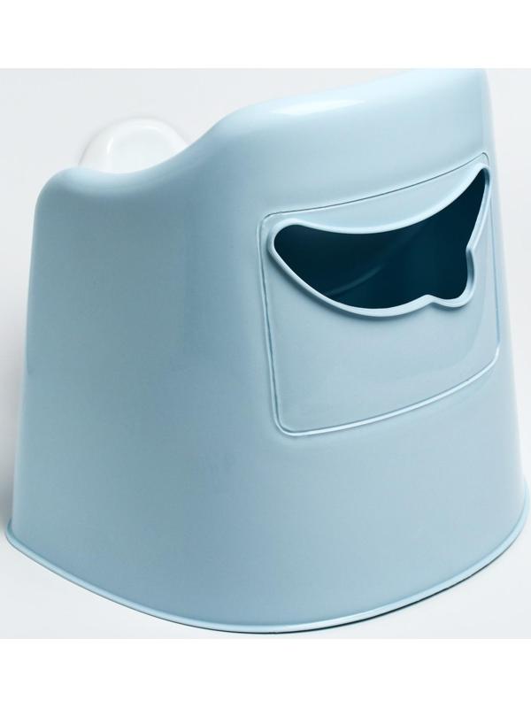 Горшок детский Little King, съёмная чаша, цвет пастельно-голубой