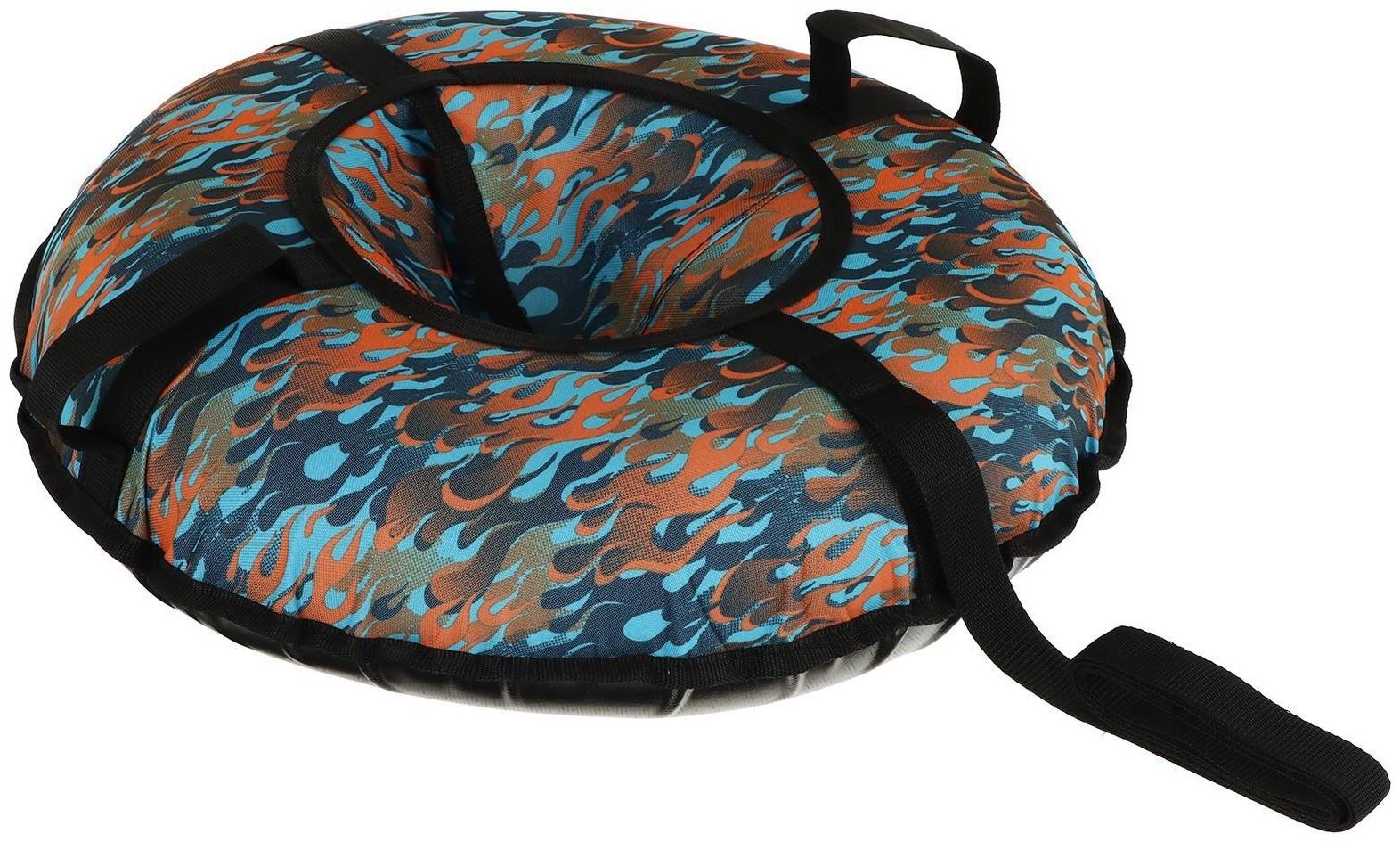 Тюбинг-ватрушка, диаметр чехла 60 см, тент/оксфорд, цвета микс