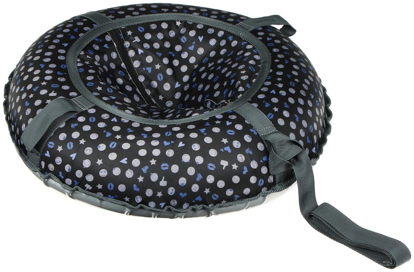 Тюбинг-ватрушка, диаметр чехла 60 см, тент/оксфорд, цвета микс