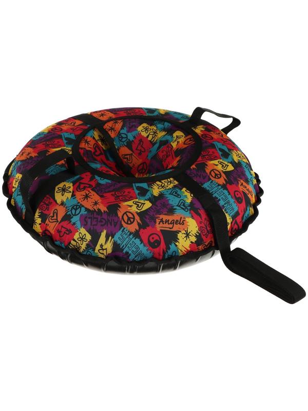 Тюбинг-ватрушка, диаметр чехла 60 см, тент/оксфорд, цвета микс