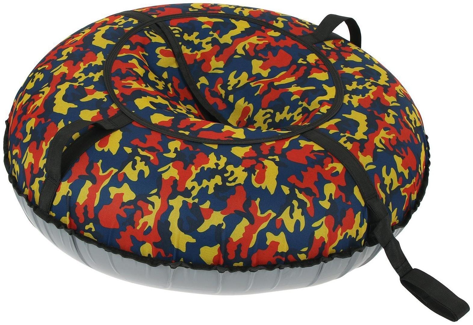 Тюбинг-ватрушка, диаметр чехла 80 см, тент/оксфорд, цвета микс