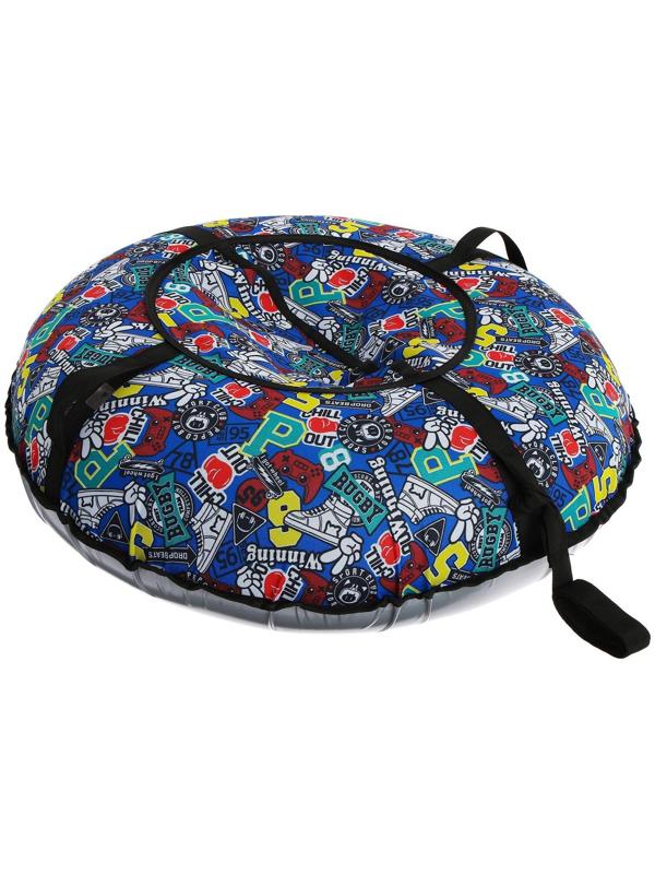 Тюбинг-ватрушка, диаметр чехла 80 см, тент/оксфорд, цвета микс