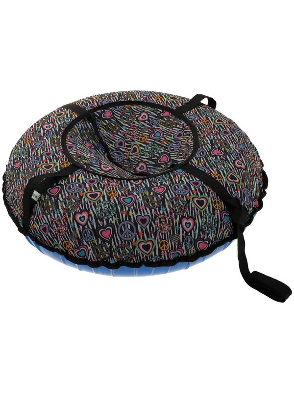 Тюбинг-ватрушка, диаметр чехла 80 см, тент/оксфорд, цвета микс