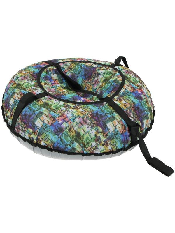 Тюбинг-ватрушка, диаметр чехла 80 см, тент/оксфорд, цвета микс