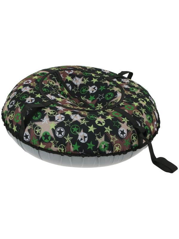 Тюбинг-ватрушка, диаметр чехла 80 см, тент/оксфорд, цвета микс