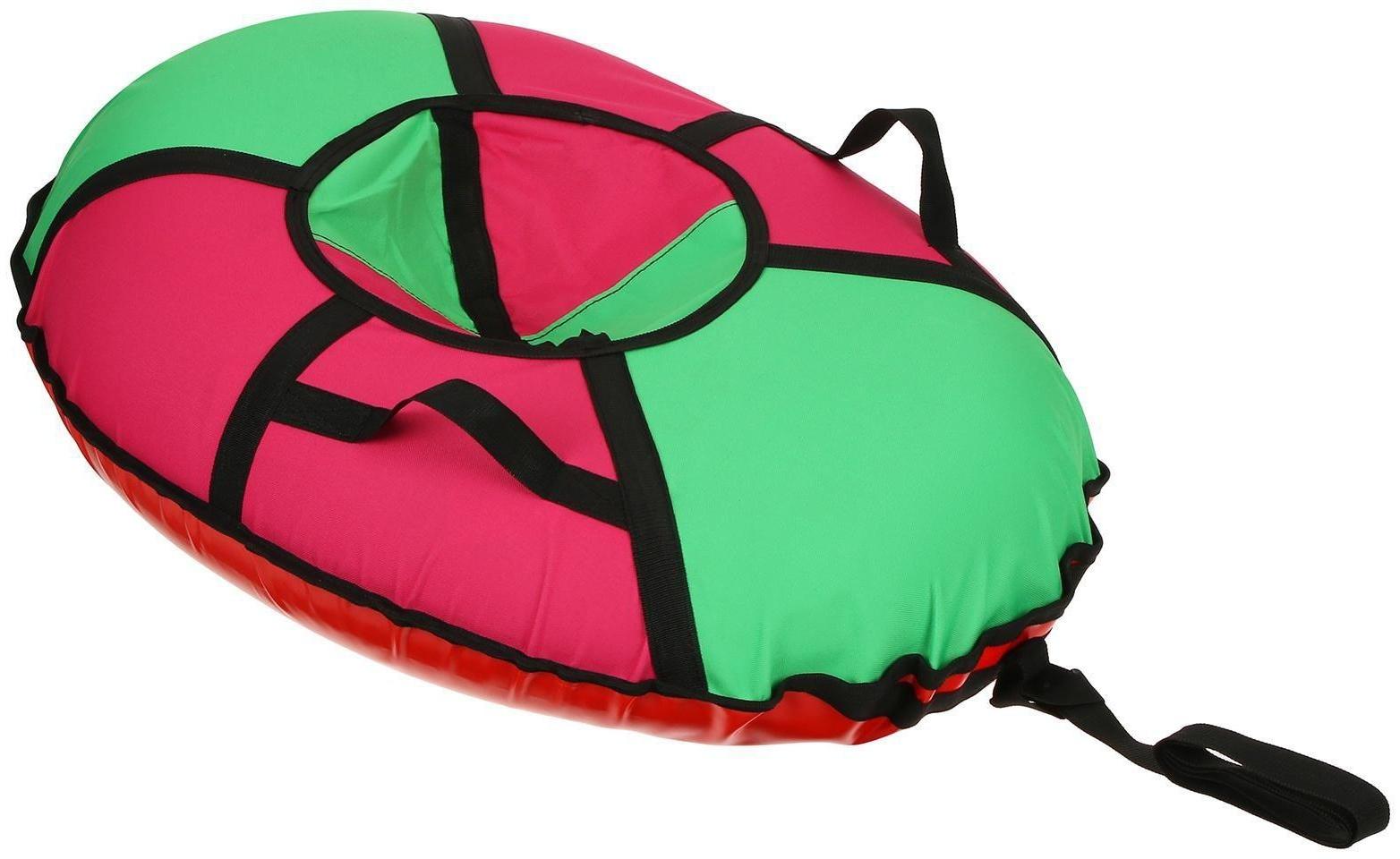 Тюбинг-ватрушка «Овал», размер чехла 100 х 70 см, тент/оксфорд, цвета микс