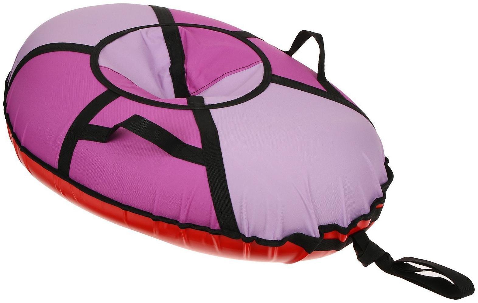 Тюбинг-ватрушка «Овал», размер чехла 100 х 70 см, тент/оксфорд, цвета микс