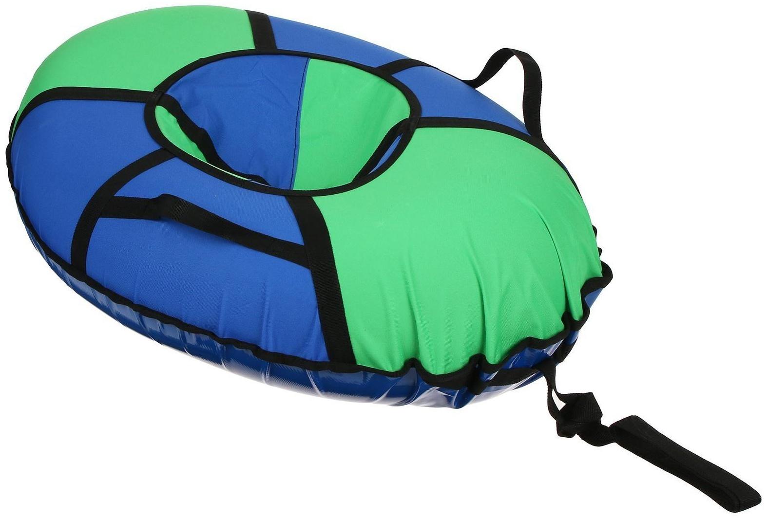 Тюбинг-ватрушка «Овал», размер чехла 100 х 70 см, тент/оксфорд, цвета микс