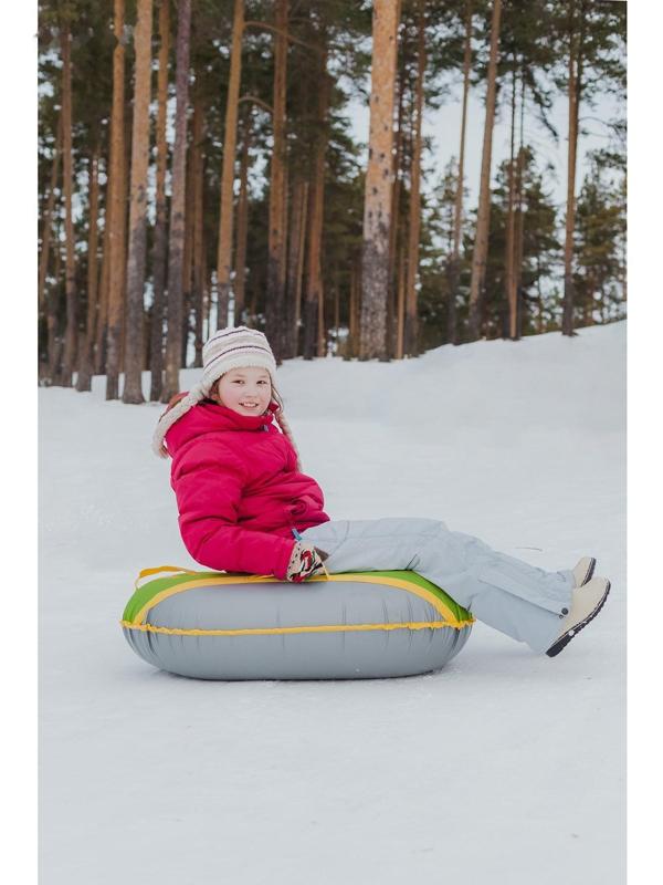 Тюбинг-ватрушка «Овал», размер чехла 100 х 70 см, тент/оксфорд, цвета микс