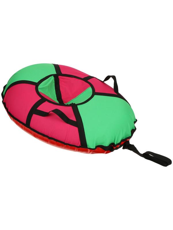 Тюбинг-ватрушка «Овал», размер чехла 100 х 70 см, тент/оксфорд, цвета микс