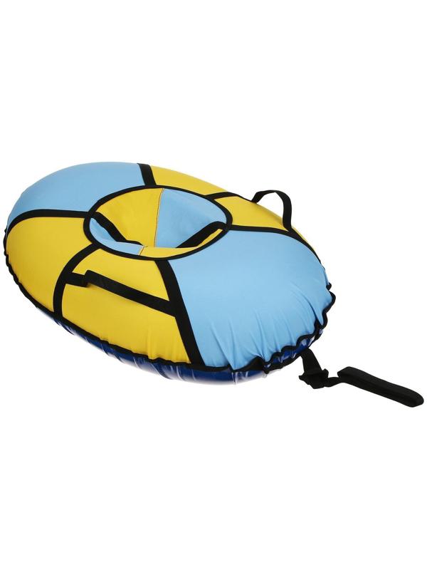 Тюбинг-ватрушка «Овал», размер чехла 100 х 70 см, тент/оксфорд, цвета микс