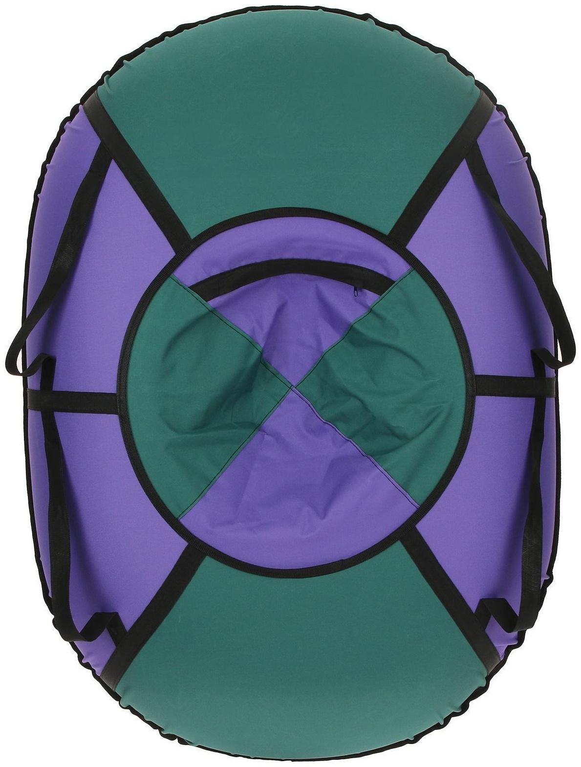 Тюбинг-ватрушка «Овал», размер чехла 95 х 125 см, тент/оксфорд, цвета микс