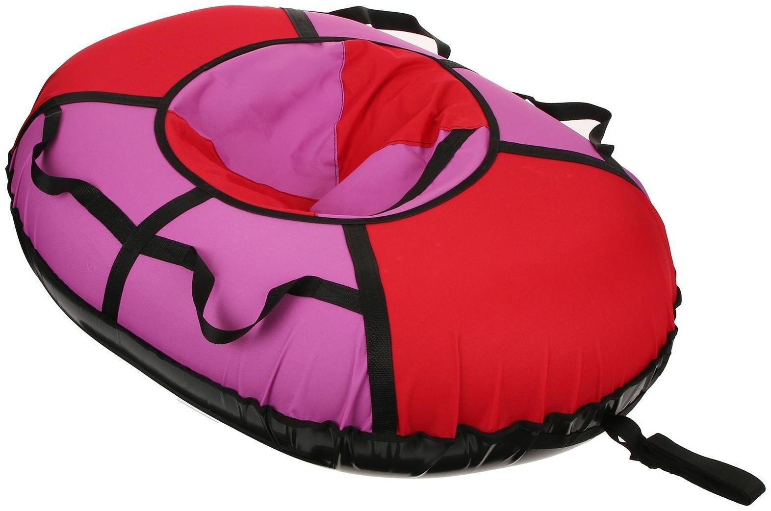 Тюбинг-ватрушка «Овал», размер чехла 95 х 125 см, тент/оксфорд, цвета микс