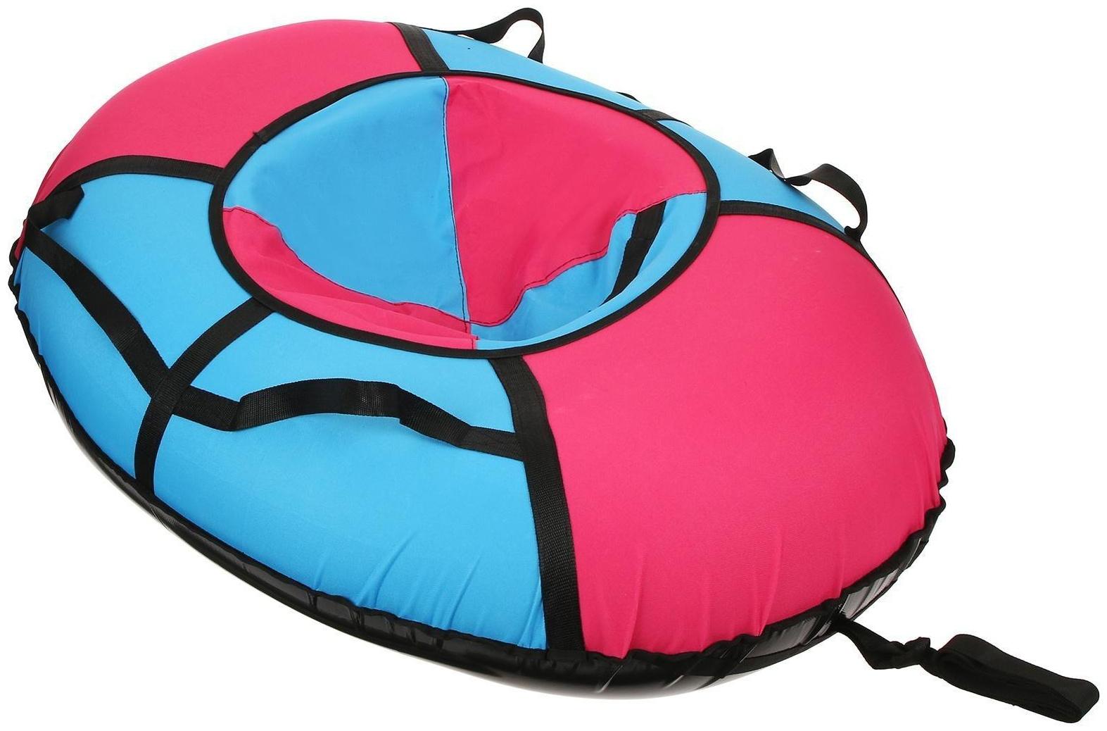 Тюбинг-ватрушка «Овал», размер чехла 95 х 125 см, тент/оксфорд, цвета микс