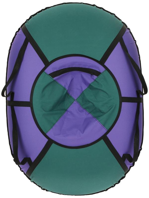 Тюбинг-ватрушка «Овал», размер чехла 95 х 125 см, тент/оксфорд, цвета микс