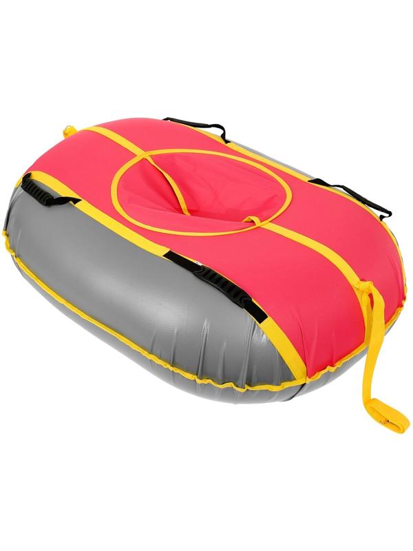 Тюбинг-ватрушка «Овал», размер чехла 95 х 125 см, тент/оксфорд, цвета микс