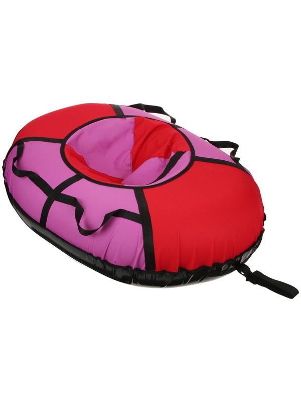 Тюбинг-ватрушка «Овал», размер чехла 95 х 125 см, тент/оксфорд, цвета микс
