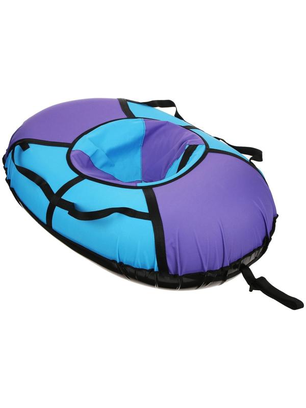 Тюбинг-ватрушка «Овал», размер чехла 95 х 125 см, тент/оксфорд, цвета микс