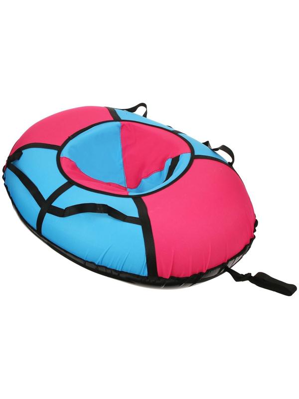 Тюбинг-ватрушка «Овал», размер чехла 95 х 125 см, тент/оксфорд, цвета микс