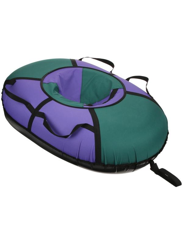Тюбинг-ватрушка «Овал», размер чехла 95 х 125 см, тент/оксфорд, цвета микс