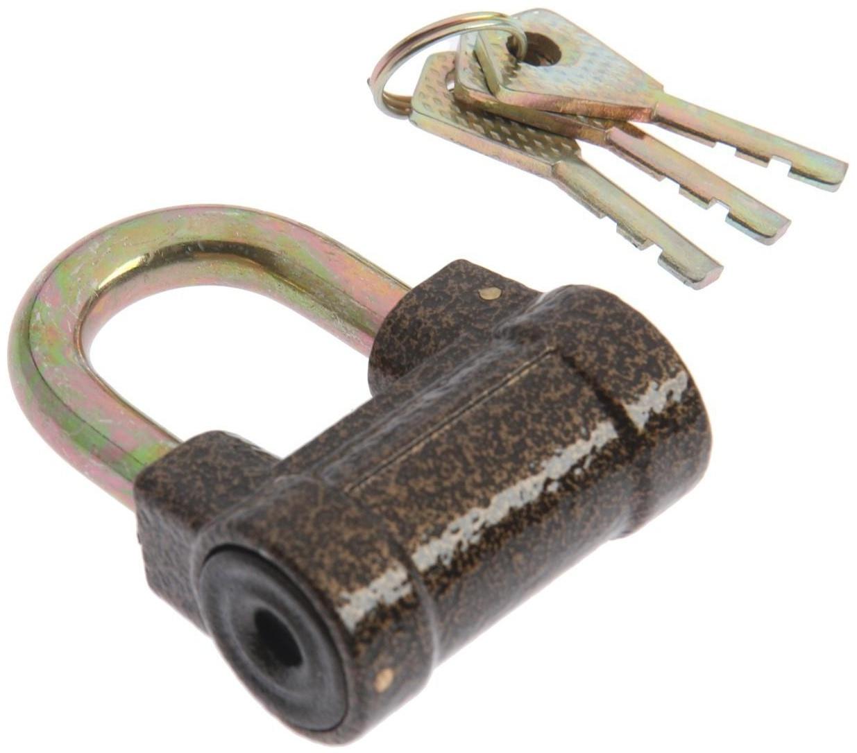 Замок навесной, тип 8, 60 мм, короткая дужка d= 9 мм,