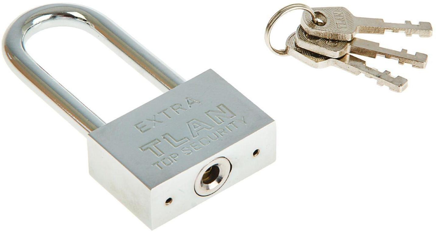 Замок навесной, тип 6, 6х50 мм, длинная дужка