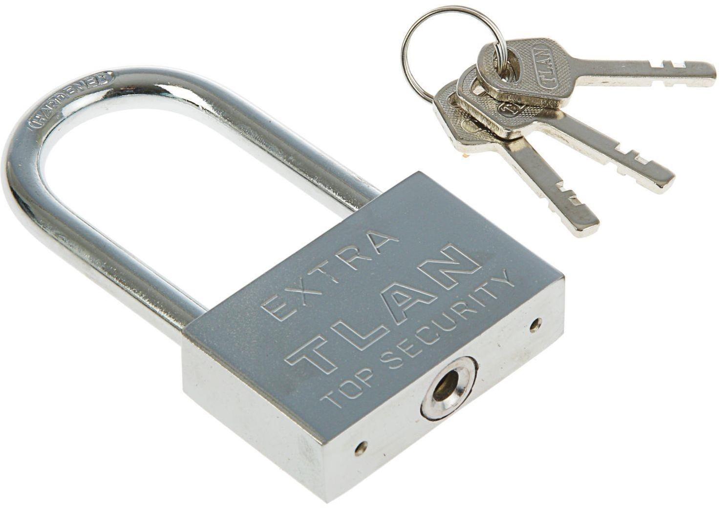 Замок навесной, тип 6, 7х70 мм, длинная дужка