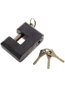 Замок навесной, тип 12, 80 мм, коричневый