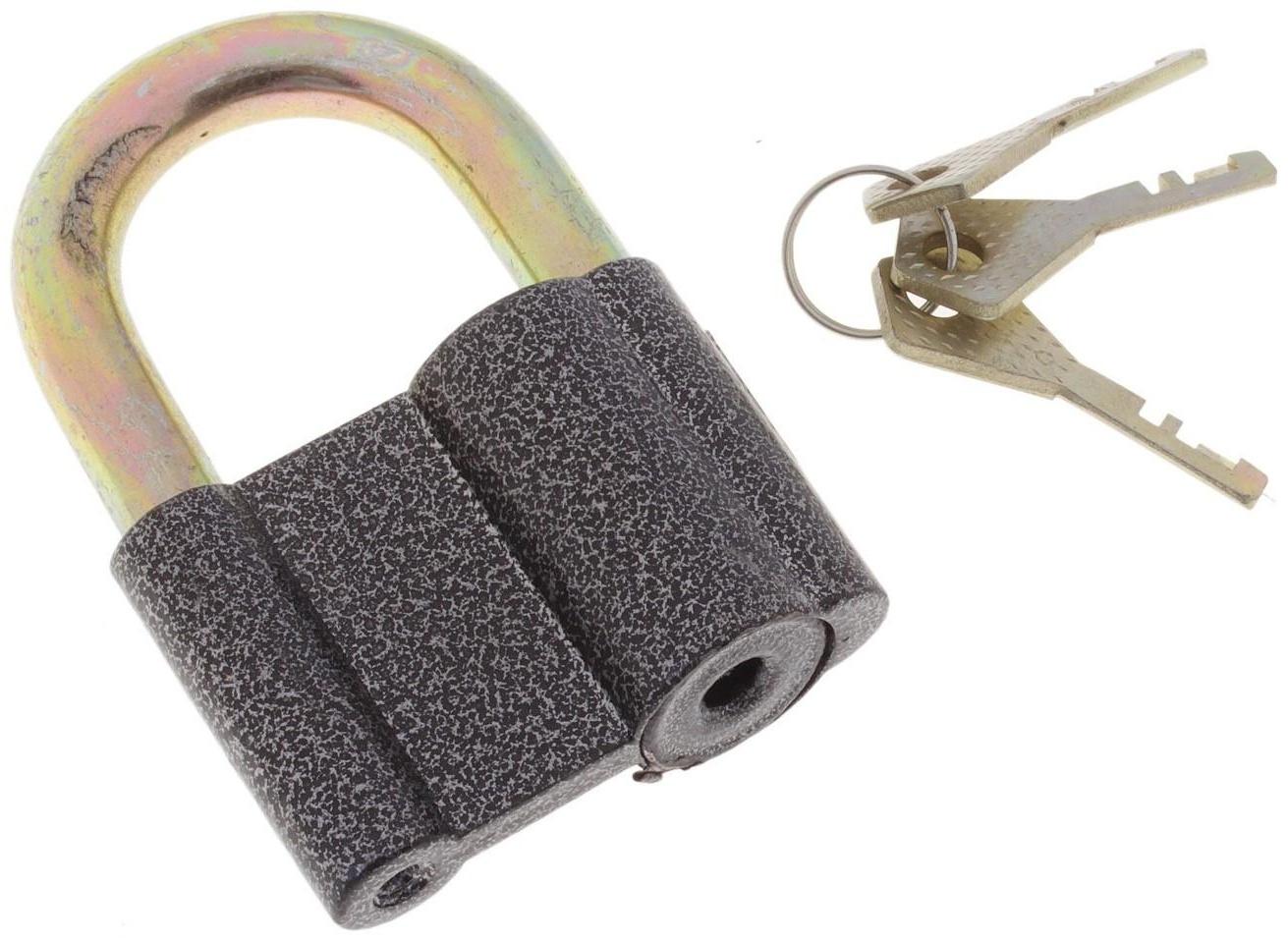 Замок навесной, 62х90 мм, 3 ключа
