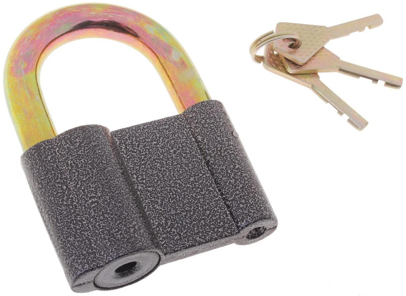 Замок навесной, 68х94 мм, 3 ключа