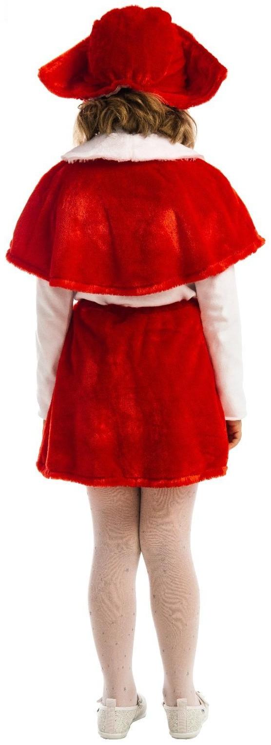 Карнавальный костюм «Красная шапочка», пелерина, юбка, шапочка, рост 122 см