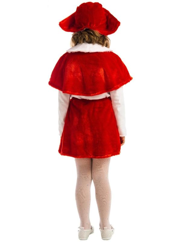Карнавальный костюм «Красная шапочка», пелерина, юбка, шапочка, рост 122 см
