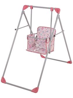Качели детские напольные «Чарли», цвет розовый