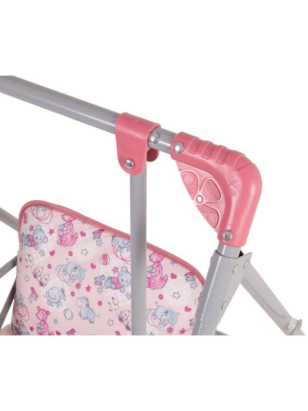 Качели детские напольные «Чарли», цвет розовый