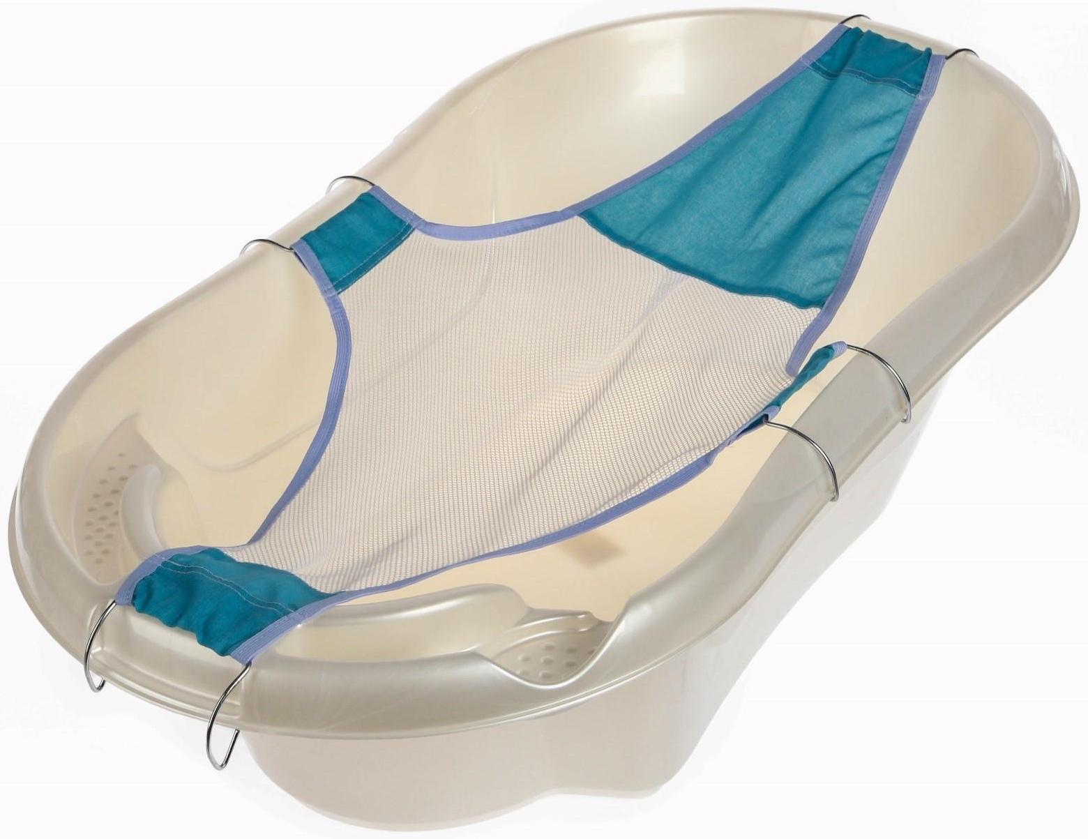 Гамак для купания новорожденных, сетка для ванночки детской, 94х56см, цвет МИКС