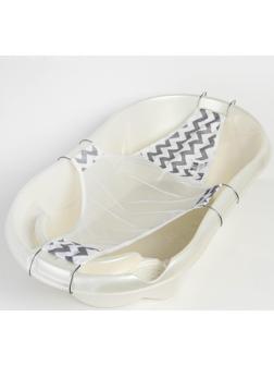 Гамак для купания новорожденных, сетка для ванночки детской, 94х56см, цвет МИКС