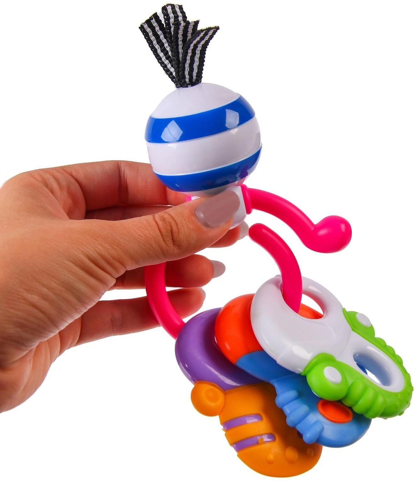 Погремушка-прорезыватель «Ключики»