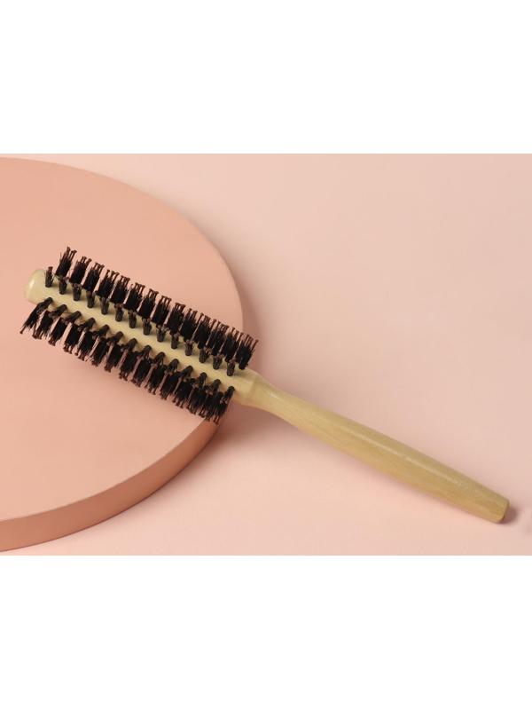 Брашинг «Натурель», d = 4/5 × 22 см, комбинированная щетина, цвет «светлое дерево»