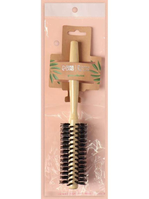 Брашинг «Натурель», d = 4/5 × 22 см, комбинированная щетина, цвет «светлое дерево»