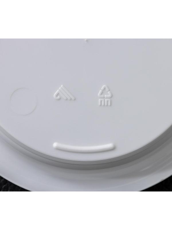 Горшок с поддоном «Виола», 1 л, цвет белый